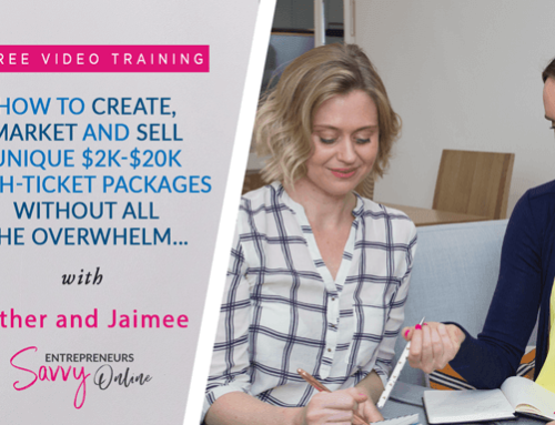 How to Create, Market and Sell Unique $2k-$20k Coaching Programs Without All The Overwhelm…